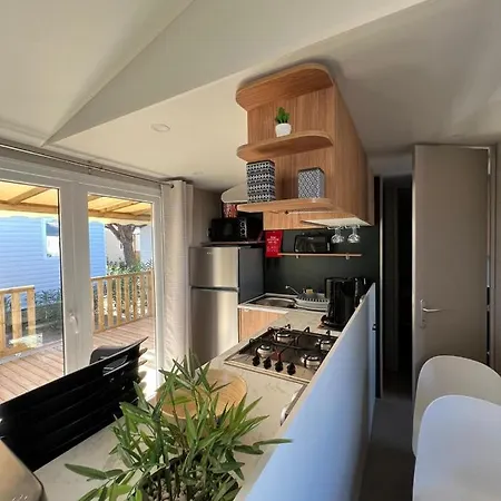Campsite Mobil-home A 100m Des Plages - Equipe - 8 Pers - Siblu 4 Etoiles Canet-en-Roussillon